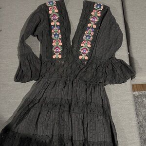 Free People Embroidered Dress